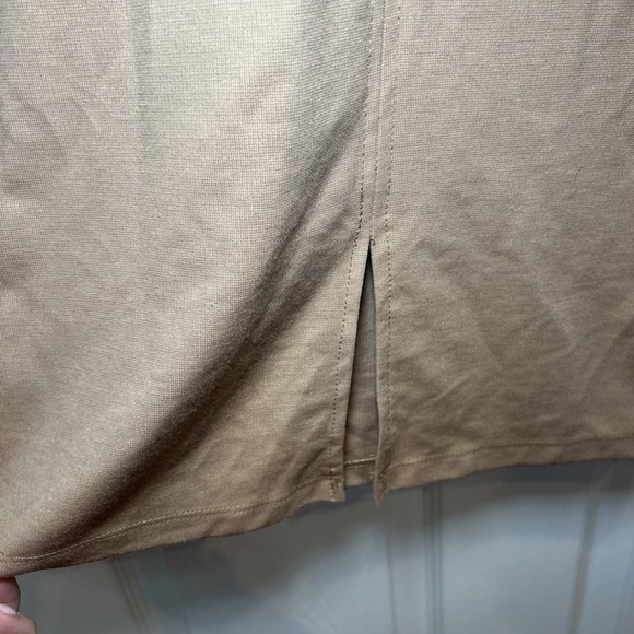 Zara Tan Backless Dress - Picture 4 of 6